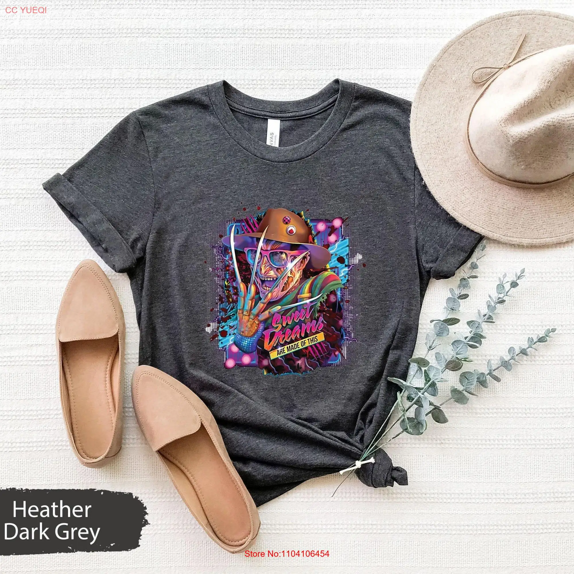 Футболка с рисунком из фильма ужасы милые мечты кошмар на Хэллоуин фотосессия