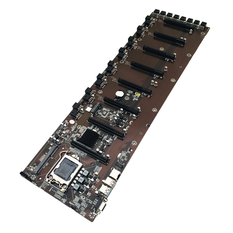 

B75 Miner Motherboard LGA 1155 8XPCI-E 16X Graphics Card Slot 65mm Spacing for ETH BTC Miner Mining