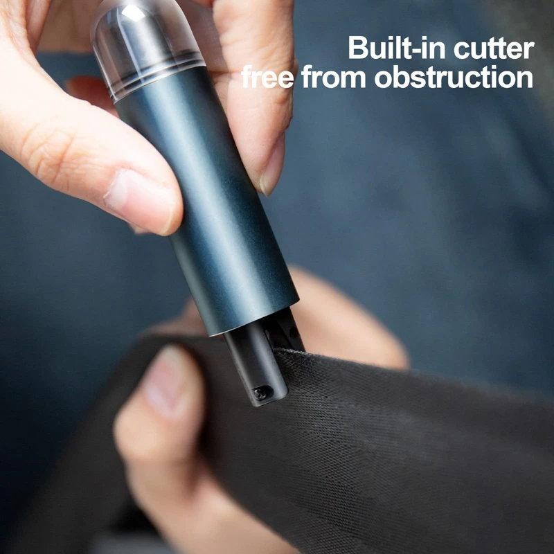 

2 PCS Mini Car Safety Hammer Window Breaker Seat Belt Cutter Life Saving Tool Glass Breaker For Land And Underwater