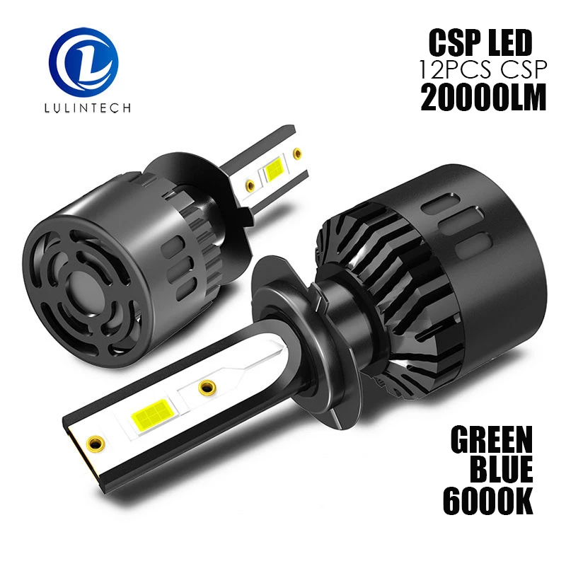 

2pcs H11 H7 H4 LED Headlight H1 H3 H8 H9 CSP 20000LM 12V 72W 9005 HB3 9006 HB4 9007 880 881 8000K 6000K 3000K Car Bulb Fog Light