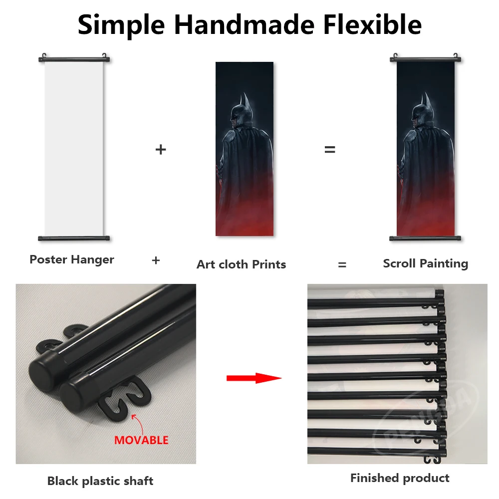 Настенное художественное кино холст фотографии Брюса Уэйна рисунок искусство