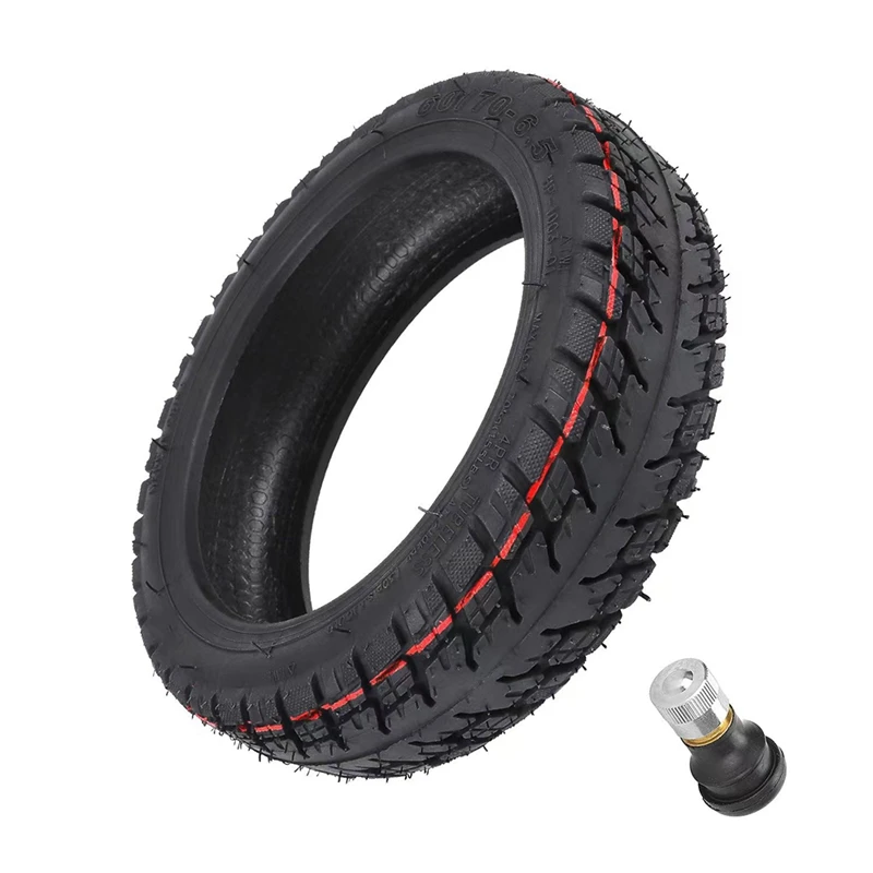 

60/70-6.5 Outer Tyre for Electric Scooter Thickened Tires Off-Road Anti-Skid Run-Flat for Ninebot Max G30 with Valve