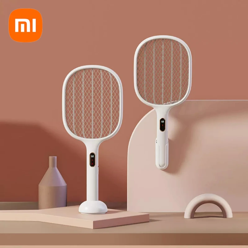 

Xiaomi Youpin умный цифровой дисплей Электрическая мухобойка двойной режим фиолетовый свет ловушка для комаров настенная ловушка для комаров