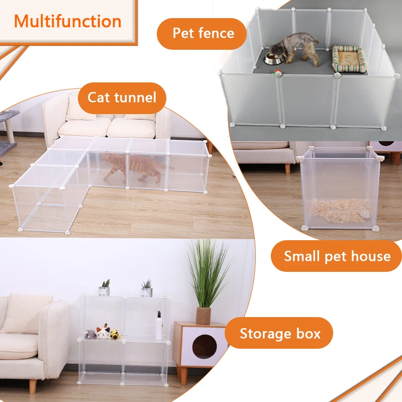 

DIY Fence For Dogs Aviary For Pets Fitting For Cats Door Playpen Cage Products Playing Living Room For Rabbit Puppy Kennel House