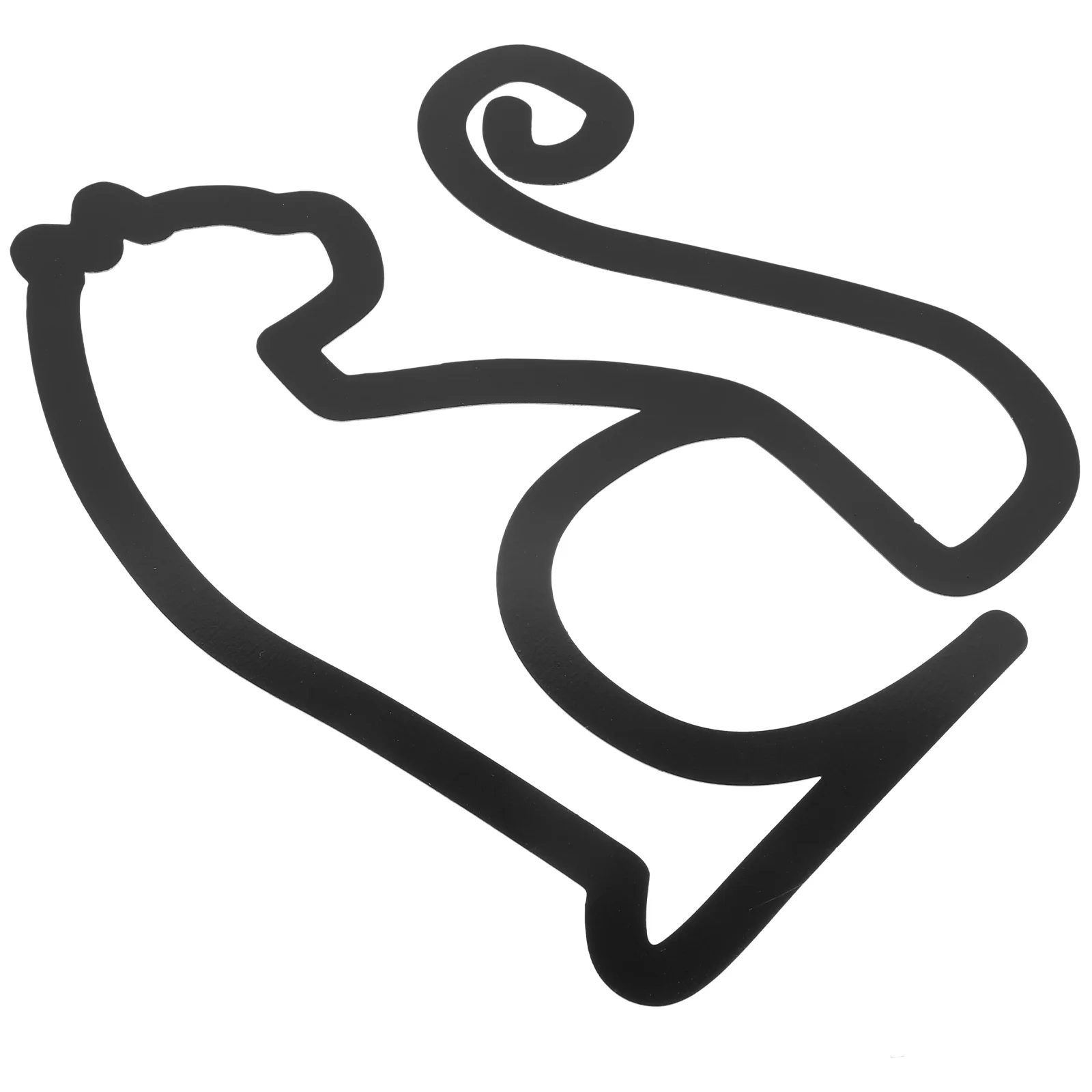 

Wall Catdecor Decorationsmetal Hanging Iron Ornaments Decors Silhouette Rustic Sculptures Animal Minimalist Black Sculpture