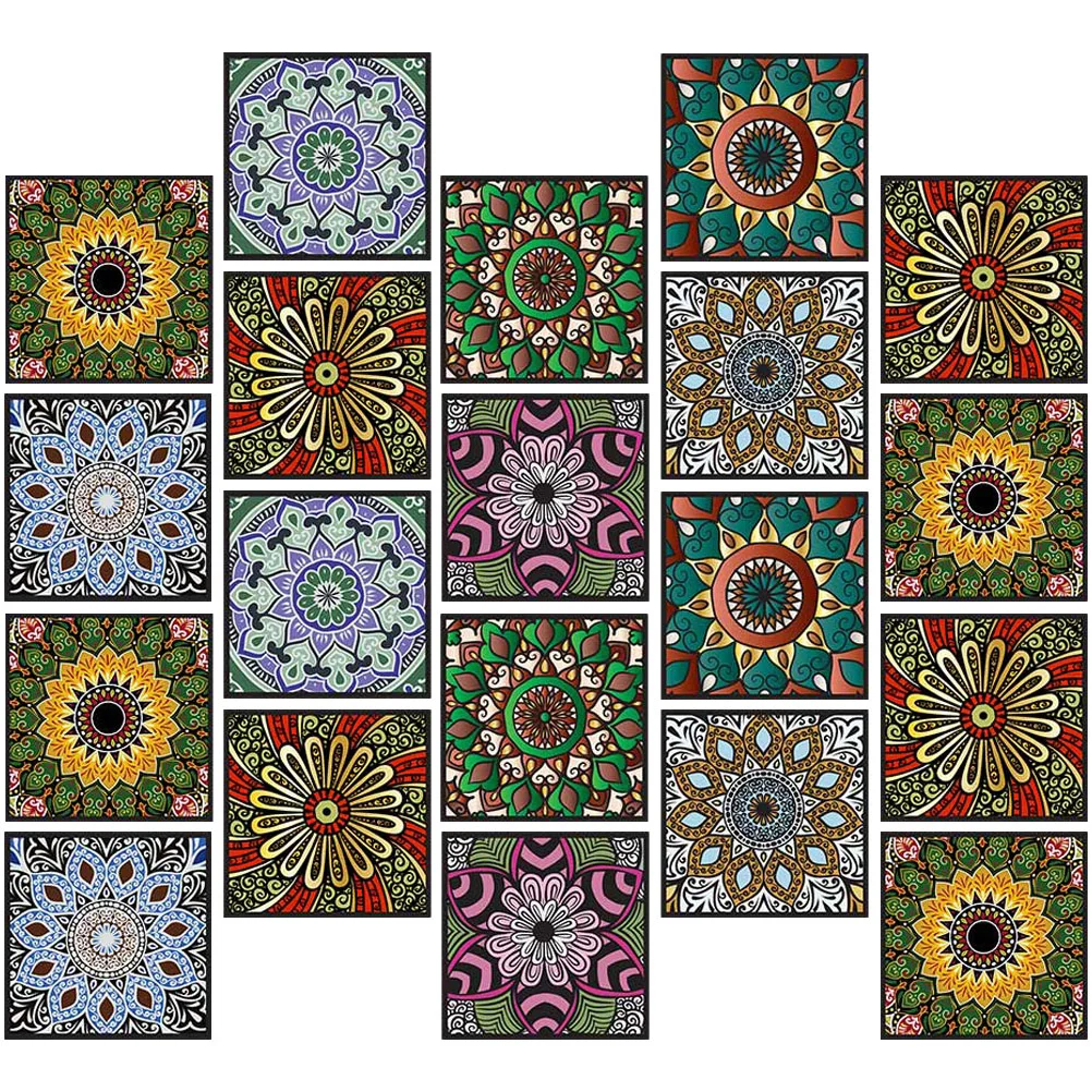 

Tile Sticker Stickers Home Walldecals Floor Decorative Decor Cupboard Ornament Removable Frosted Thick Bathroom Furniture