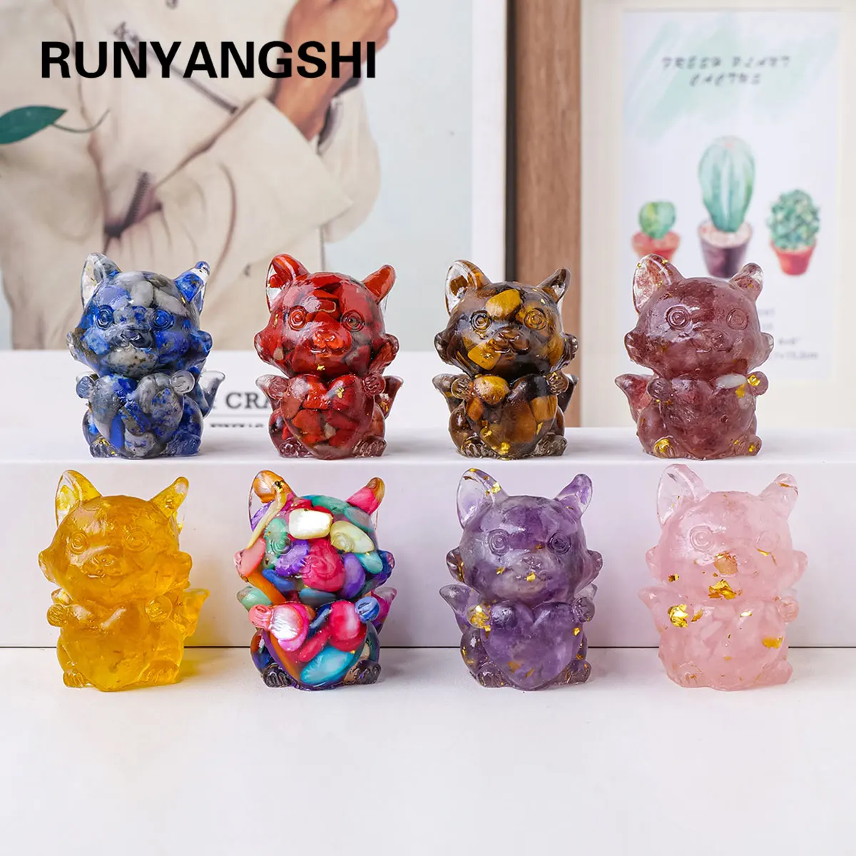 1 шт. статуэтка-капельница из искусственной смолы