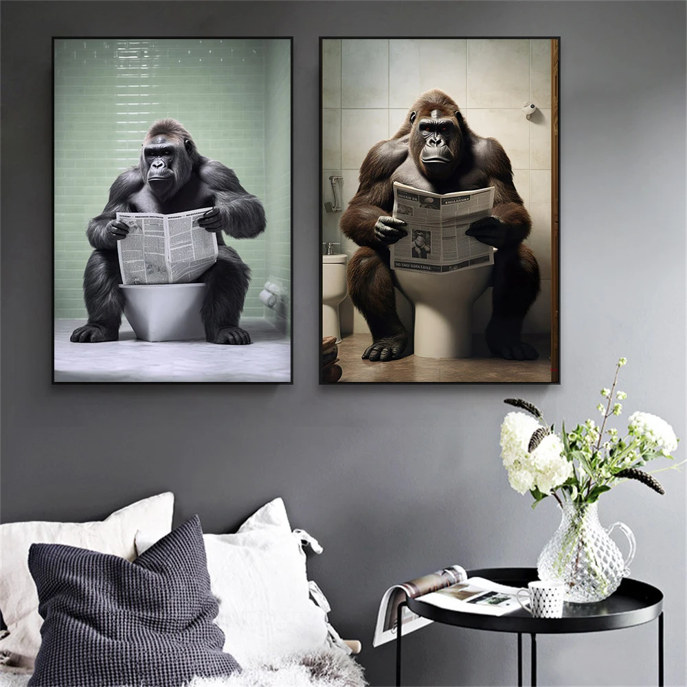 Картина на холсте &quotГорилла&quot