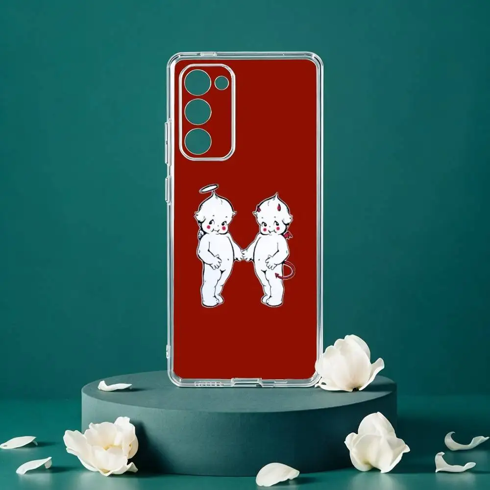 Чехол для телефона Kewpie Cute Angel Baby для Samsung Galaxy S24 S25 S23 S22 S21 Plus S24 S25, прозрачный чехол. (art.: 3920dcffe9323) - 3920dcffe9323
