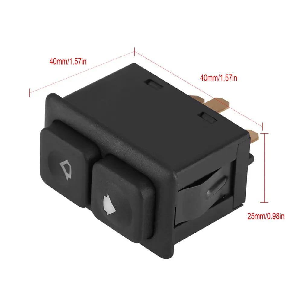 Front Door Window Switch 61311381205A For E24 E28 E30 318I 318Is 325 528E M5 Pinselectric 5 Pins |
