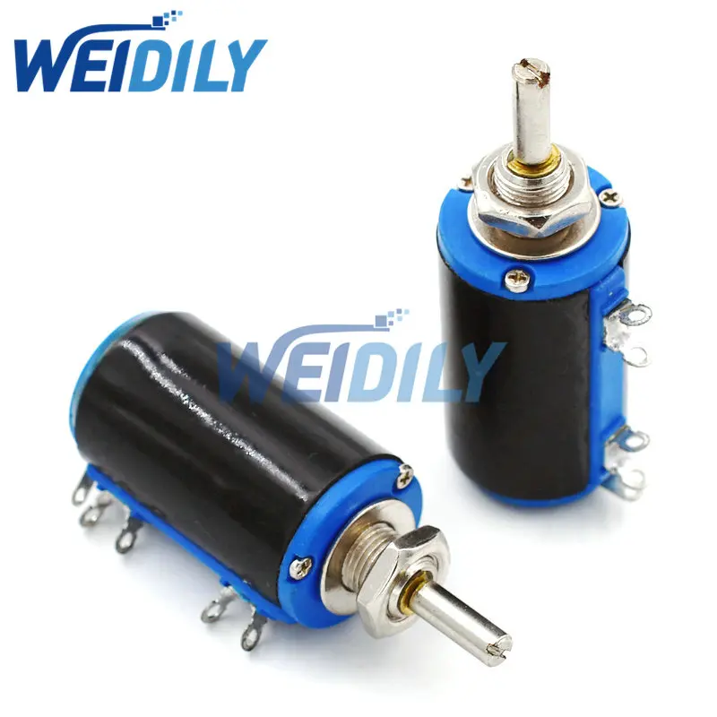 WXD3-13-2W 200 Ом 200R WXD3-13 2 Вт Поворотный многооборотный потенциометр с поворотной