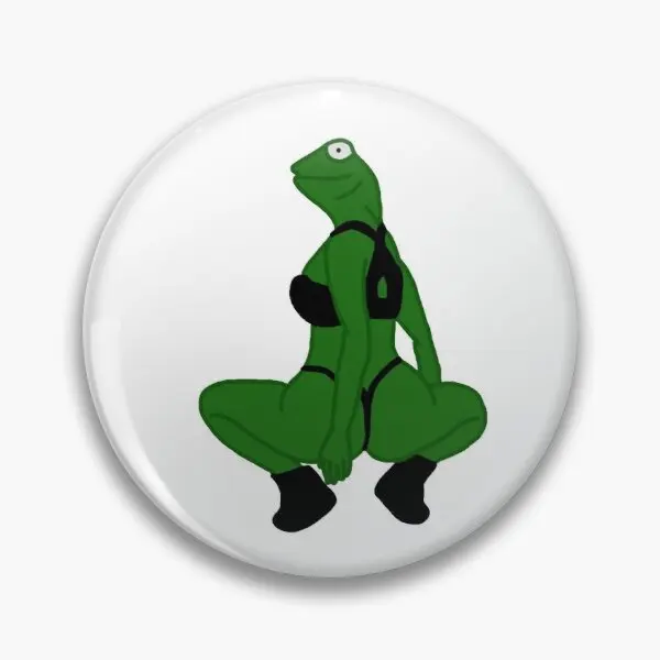 

Kermit The Frog Customizable Soft Button Pin Lover Creative Brooch Badge Lapel Pin Cute Gift Jewelry Cartoon Collar Clothes