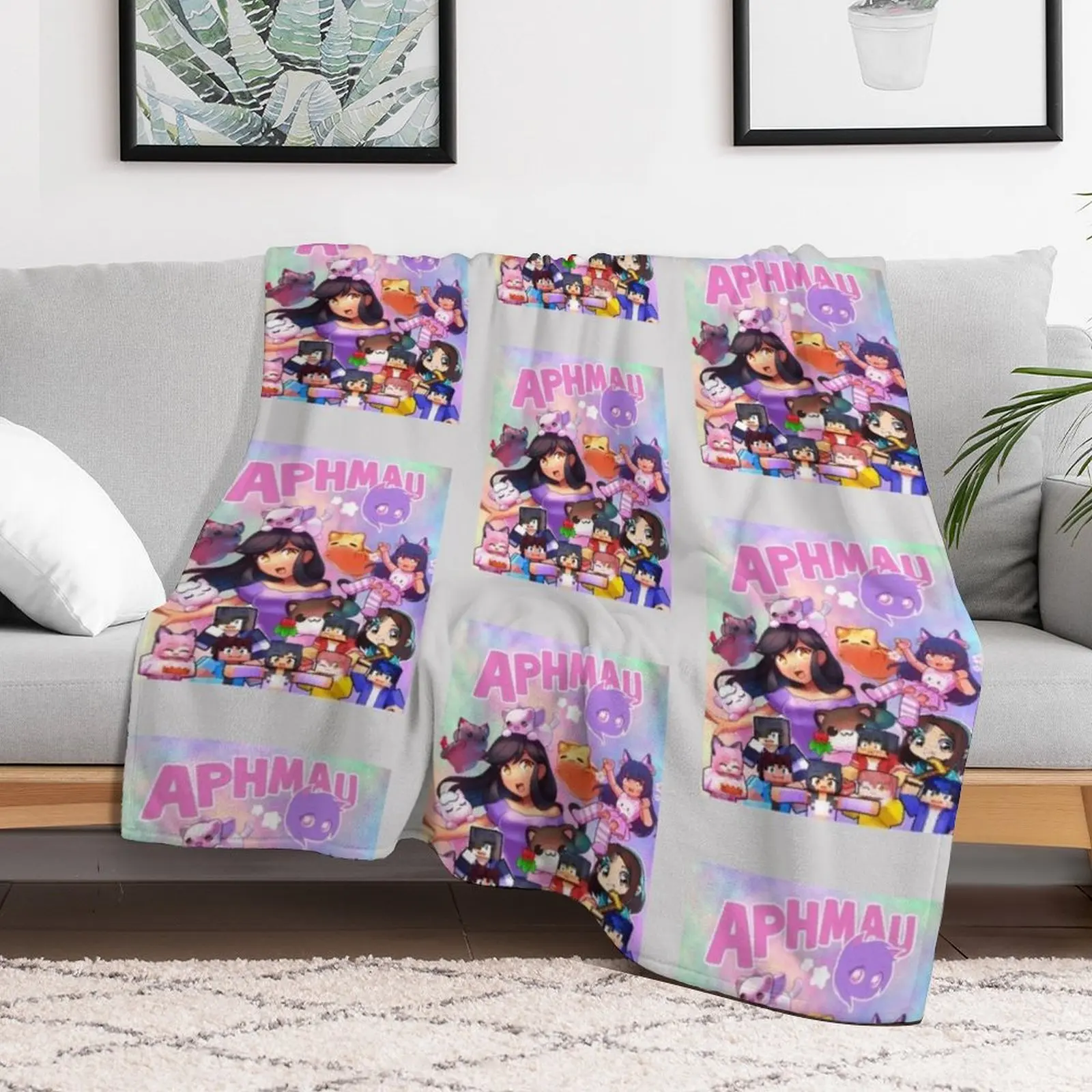 aphmau art3khxamkatt_42 Одеяло Персонализированный подарок Винтажные одеяла