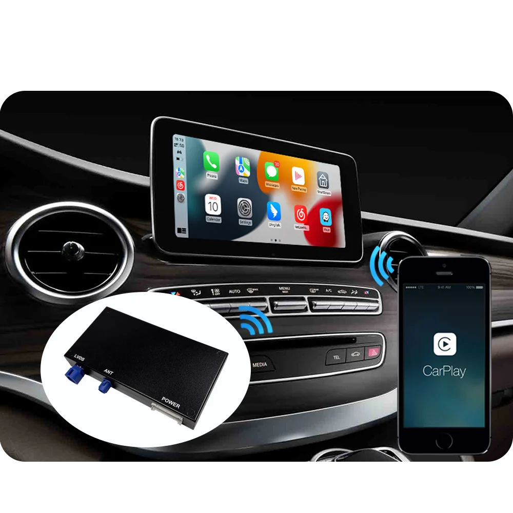 

Модуль модуля интерфейса apple carplay NTG5, V-class W447, заводской адаптер с радио и экраном для автоматической активации android, инструмент для устройства активации