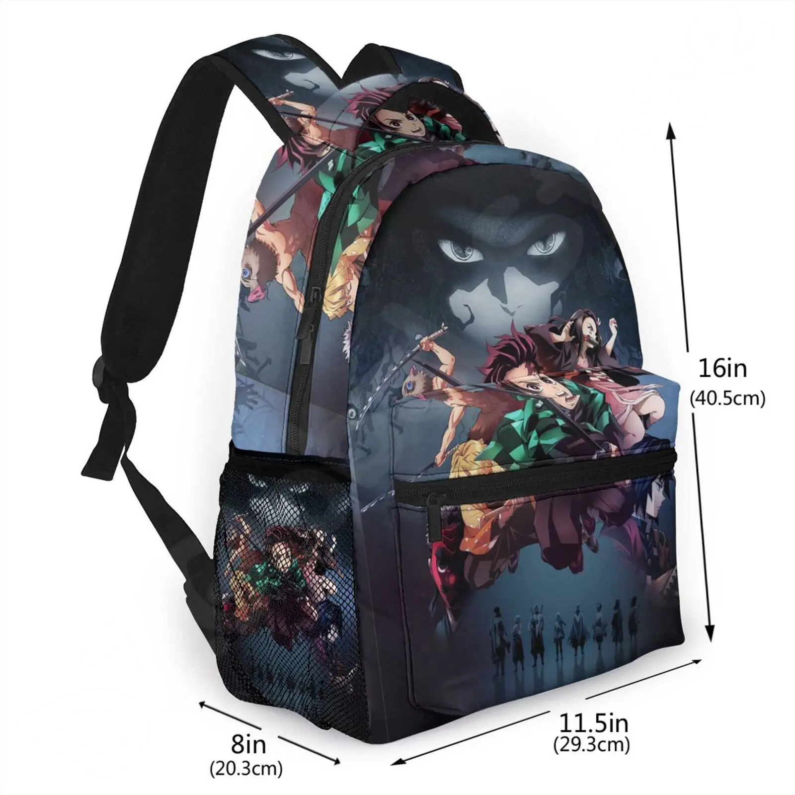 Demon Slayer Cartoon Anime Backpack Kimetsu No Yaiba Bags Kamado Tanjirou Student School Bags for Girls Boys Children Schoolbag