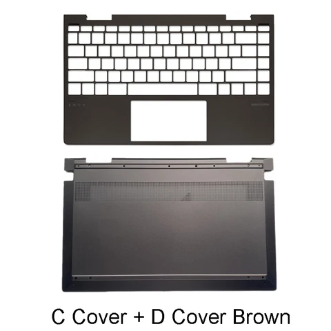 Новинка для ноутбука HP ENVY 13 X360 13-дневная стандартная задняя крышка ЖК-экрана передние петли Подставка для рук верхняя детская часть коричневая Золотая белая