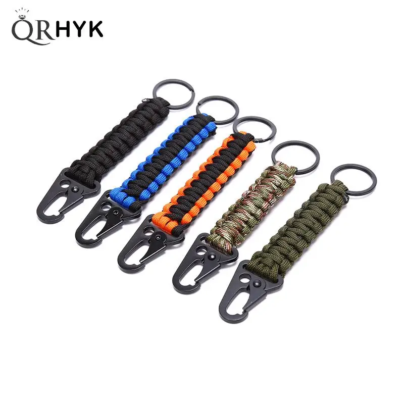 

Походный трос Паракорд военный Карабин брелок с орлом рот пряжка Кемпинг набор для выживания Аварийный узел многофункциональные инструмен...