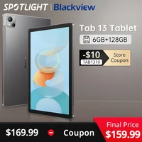 【World Premiere】Blackview Tab 13 Tablet Pad MTK Helio G85 Octa core 6GB+128GB 7280mAh 10.1'' FHD+ Display android 13MP Camera