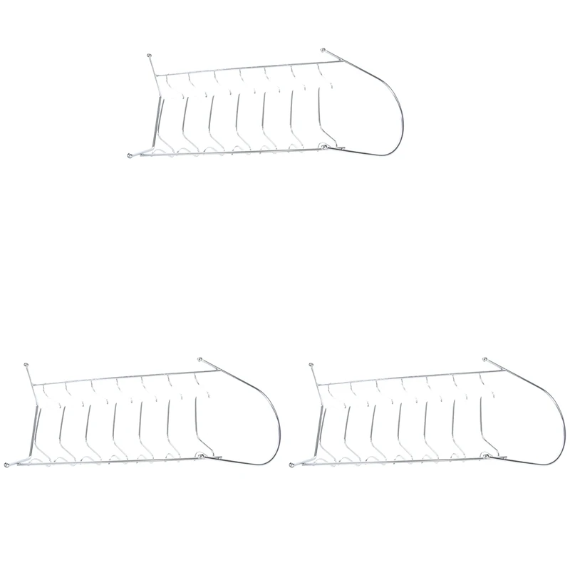

Подставка для сушки посуды с хромированным покрытием, 3x ячеек
