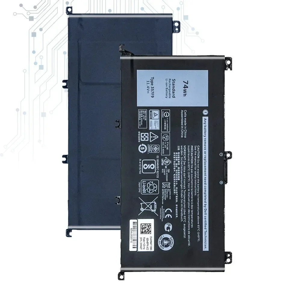 357F9 аккумулятор для ноутбука Dell Inspiron 15 7559 7000 7557 7567 7566 5576 5577 P57F P65F INS15PD-1548B 11 1 В