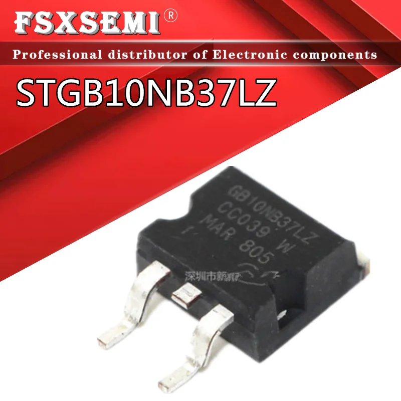

STGB10NB37LZ TO-263 GB10NB37LZ TO263 STGB10NB37 SMD Ignition driver IC chips