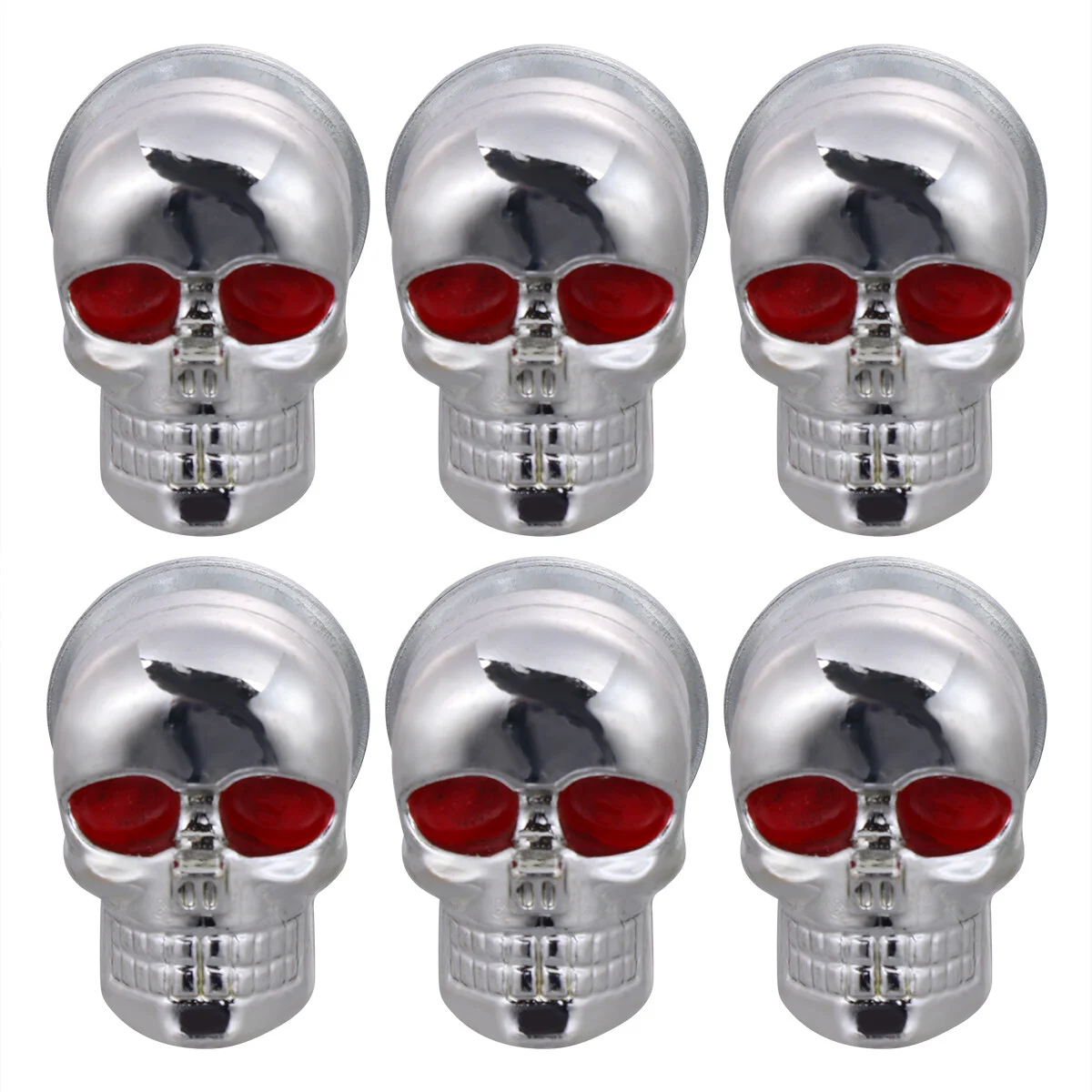 

6 PCS Motorcycle License Plate Bolts Motorbike Refitting Screw Screws Ghost Head
