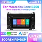 Автомобильное радио Carplay 8 ГБ 128 ГБ Android 11 для Mercedes Benz B200 Sprinter W906 W639 AB Class W169 W245 Viano Vito DSP GPS