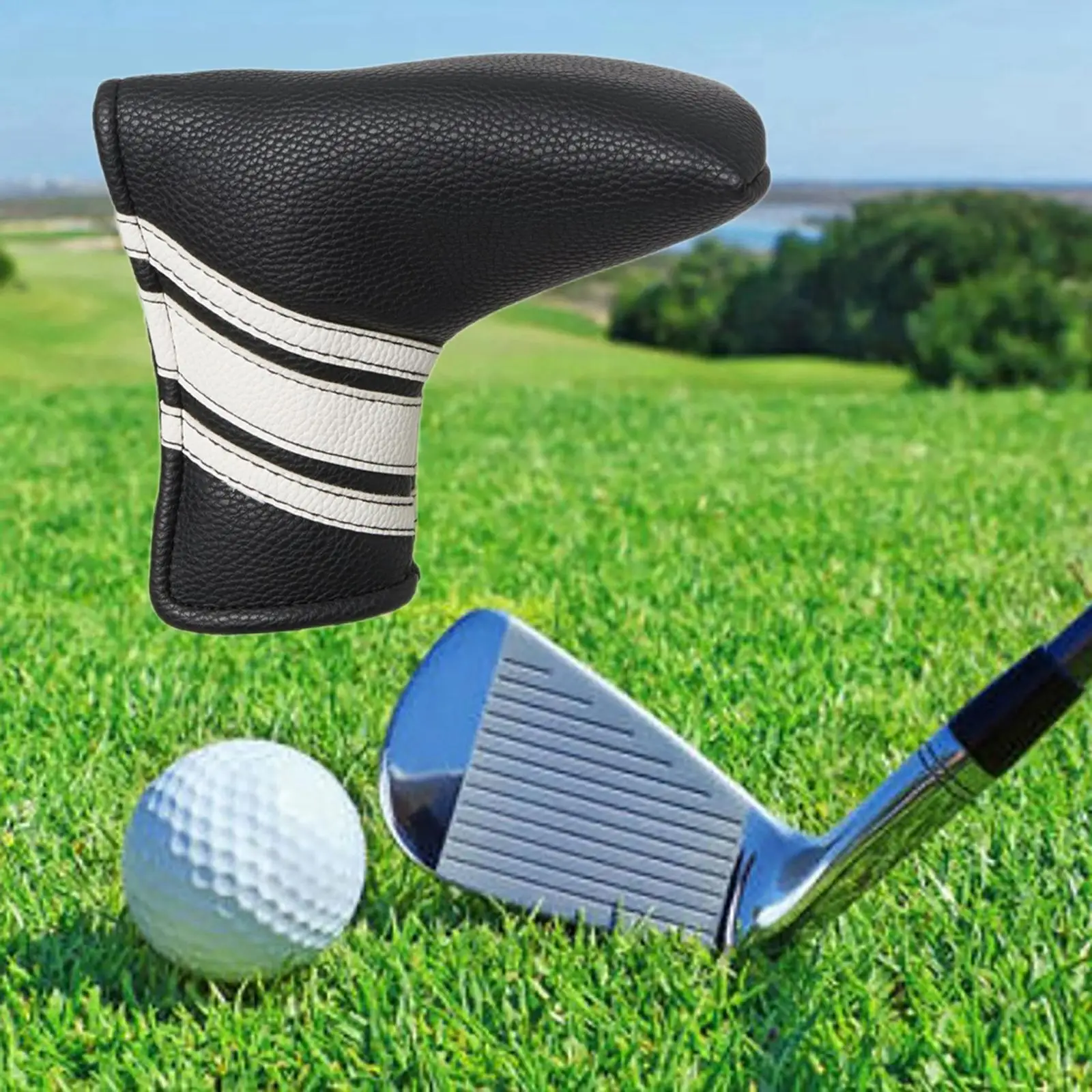 

1 шт., водонепроницаемый чехол для гольфа, с металлической головкой