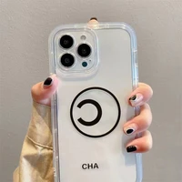 transparent acrylic material letter phone case fall and scratch resistant suitable for iphone x 12 13
