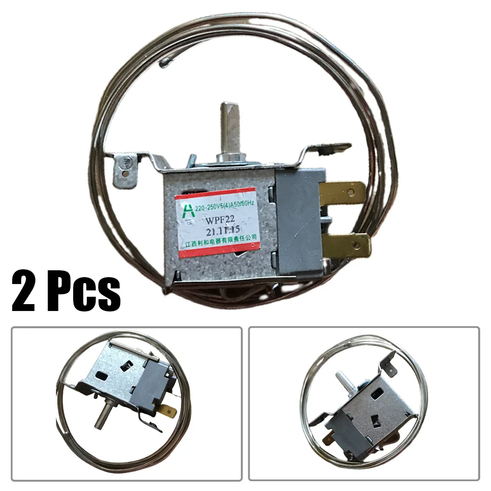 

Brand New Refrigerator Thermostat Accessories Universal WPF22 Universal 1pcs 2 Pins 220V-250V 60g 90 Cm / 35.4 Inches