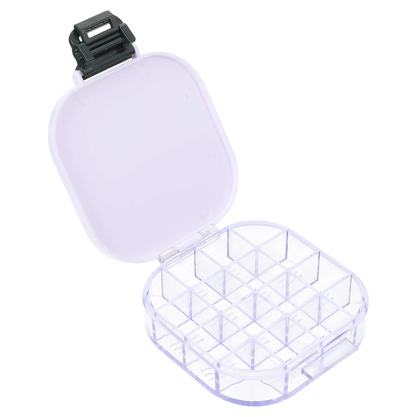 

16 оттенков пигмента увлажняющий акварельный лоток защитная коробка многоразовый 16-grid чехол пластиковая экономия