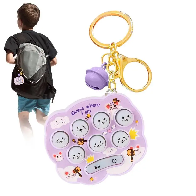 

Игровая консоль для ключей, миниатюрные Карманные игровые автоматы, улучшающие концентрацию, тренировки для зрительно-моторной координации рук для взрослых и семьи