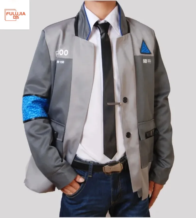Фото Fulujiacos Game Detroit: Become Human Connor RK800 Агент Униформа Косплей Костюм Куртки №4