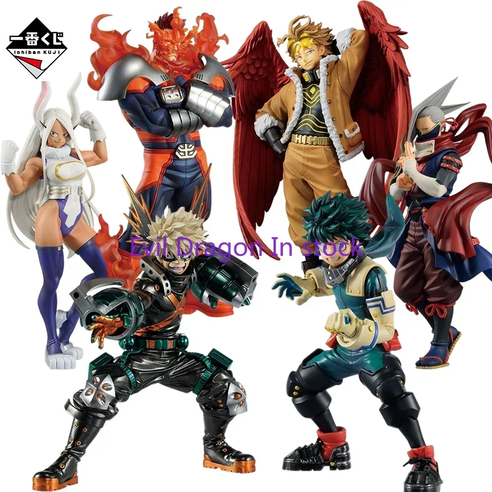 В наличии оригинальная фигурка Ichiban Kuji My Hero Academia Midoriya Izuku Bakugou Katsuki Hawks