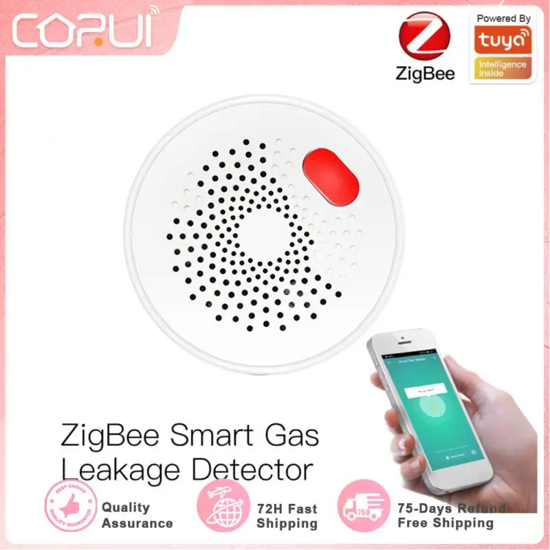 

Zigbee Smart Gas Leakage Detector Work With Tuya Zigbee Hub Combustible Natural Alarm Sensor For Security Alarm System