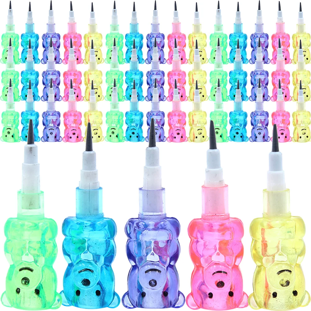 

10 Pcs Cartoon Bear Pencils Painting Lovely Students Kids Stationary Writing The Office Gifts Birthday School Supplies For