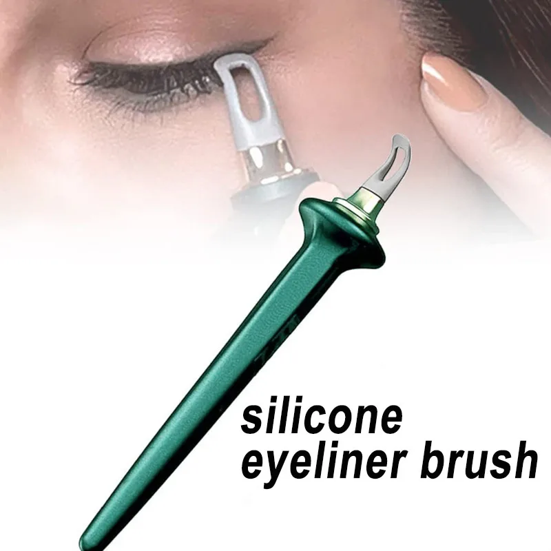 

Кисть для подводки глаз, силиконовая подводка для глаз, аппликатор, многоразовые кисти для макияжа глаз, моющиеся Инструменты для красивой ...