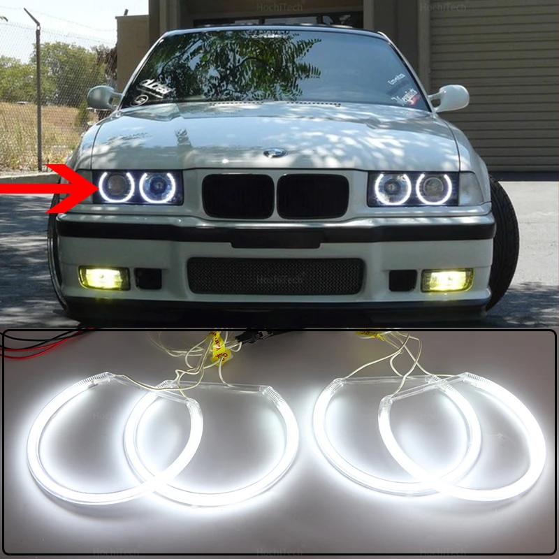 

Для BMW 3 серии E36 316i 318i 318is 320i 323i 325i 328i 318tds 325td 325tds 1990-2000 отличный CCFL ангельские глаза комплект кольца Halo