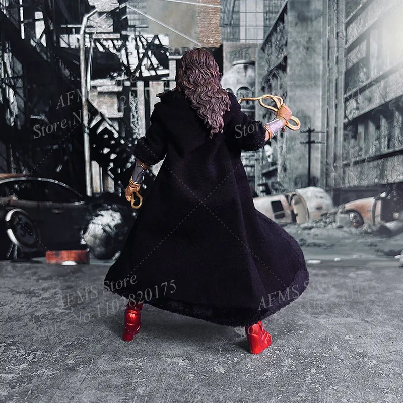 1/9 Женский солдат Чудо-женщина Плащ Gal Gadot Черная ветровка с капюшоном и железной