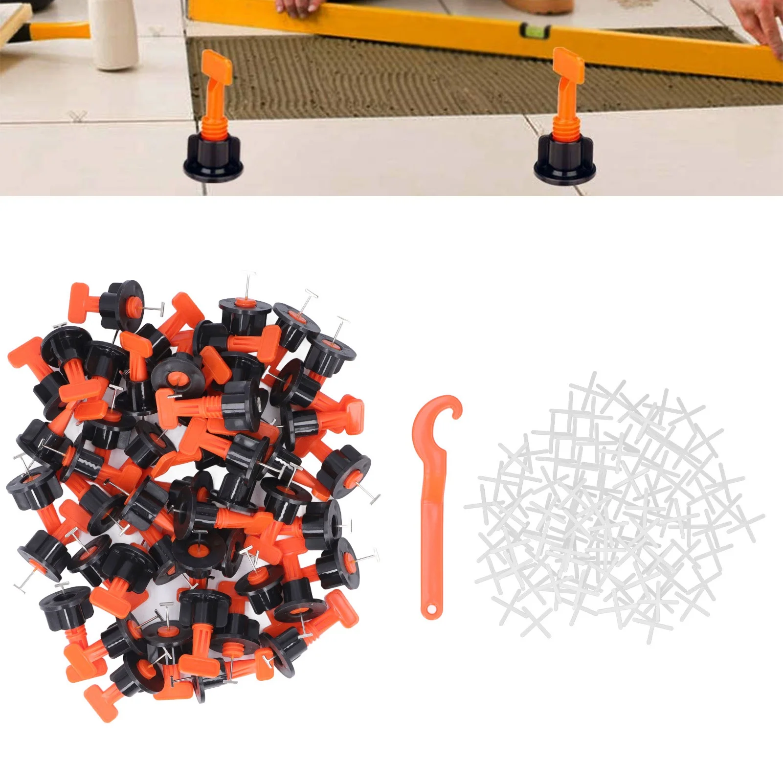 Комплект системы выравнивания плитки многоразовый 1 шт. Гаечный ключ 50