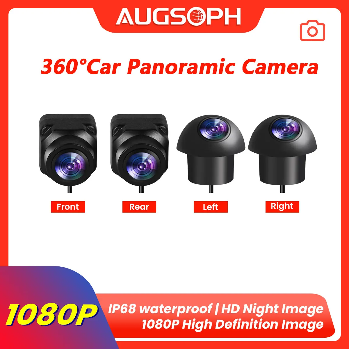 360 ° панорамная Автомобильная камера Android система AHD 1080P для автомобильный