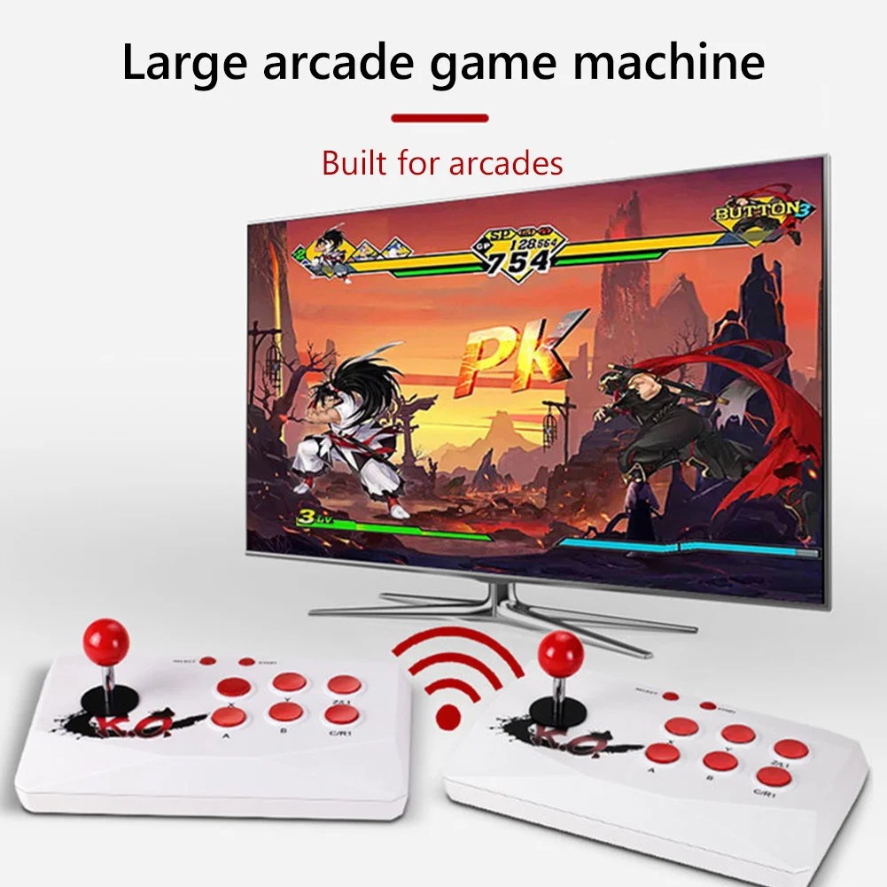 

Игровая консоль a11 Powkiddy, игровая консоль для аркадных игр и 2000 встроенных игр, Беспроводная игровая консоль, ТВ-команды, совместимые с HDMI