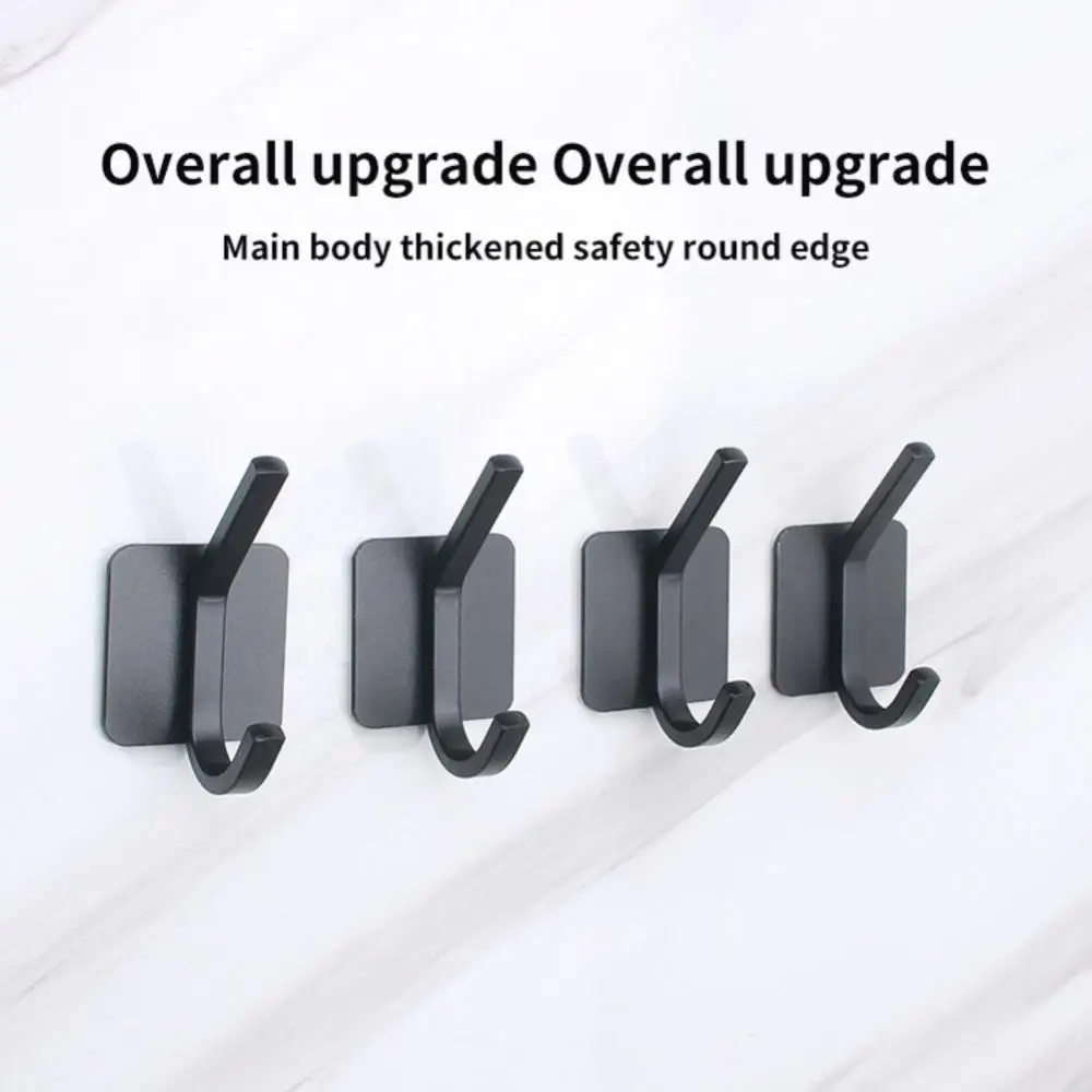

2023 No-punch Bathroom Hooks Punch-free Multi-purpose Hooks Self-adhesive Hook Wholesale Hot Creative Aluminium Alloy