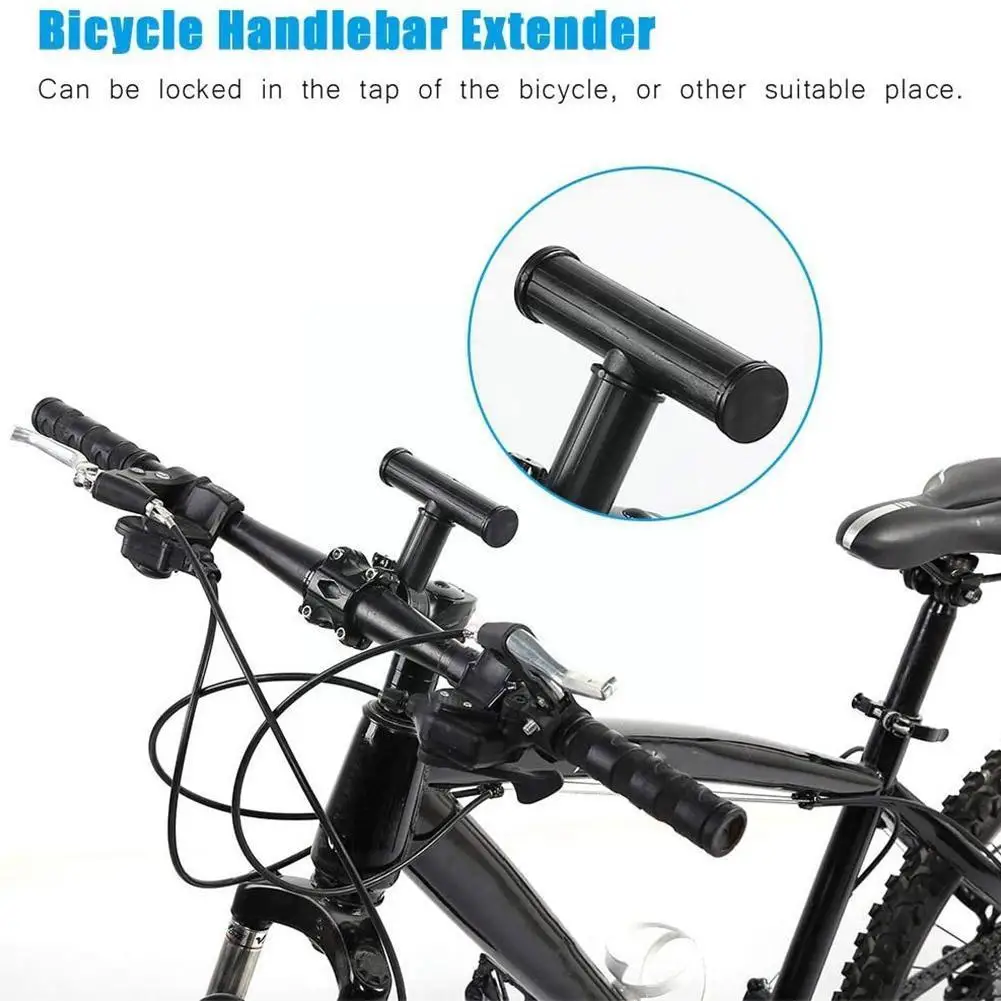 T-shaped Tube Bicycle Handlebar Extender Mount Mountain Access Cycling Plastic Flashlight Holder Lamp Bike Headlight Mtb Br Z7S2 images - 6