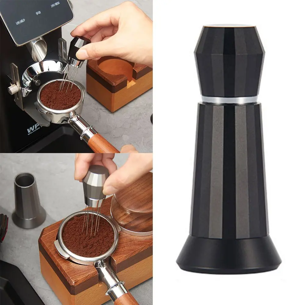 

Tamper Stainless Steel Hand Distribution Tool Espresso Coffee Stirrer Coffee Stirring Tool Barista Coffee Distributor