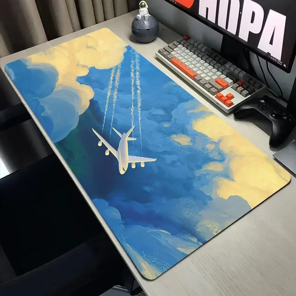 1 шт. коврик для мыши с изображением самолета 800x400