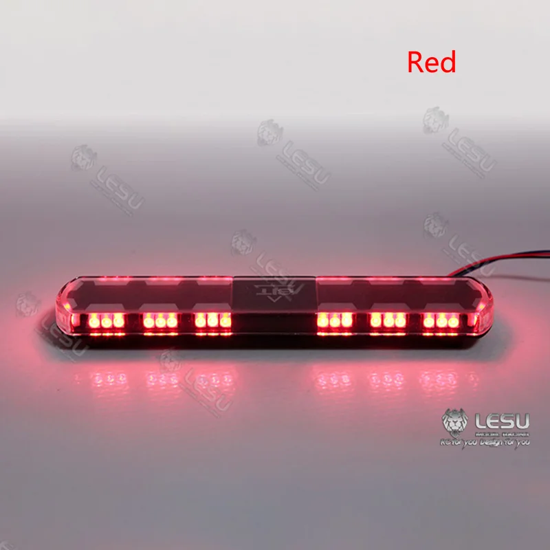 

Lesu Led Roof Caution Light Led Rotating Light For 1/14 Tamiyaya RC Fire Truck DIY Tractor Car Parts Toys For Adults