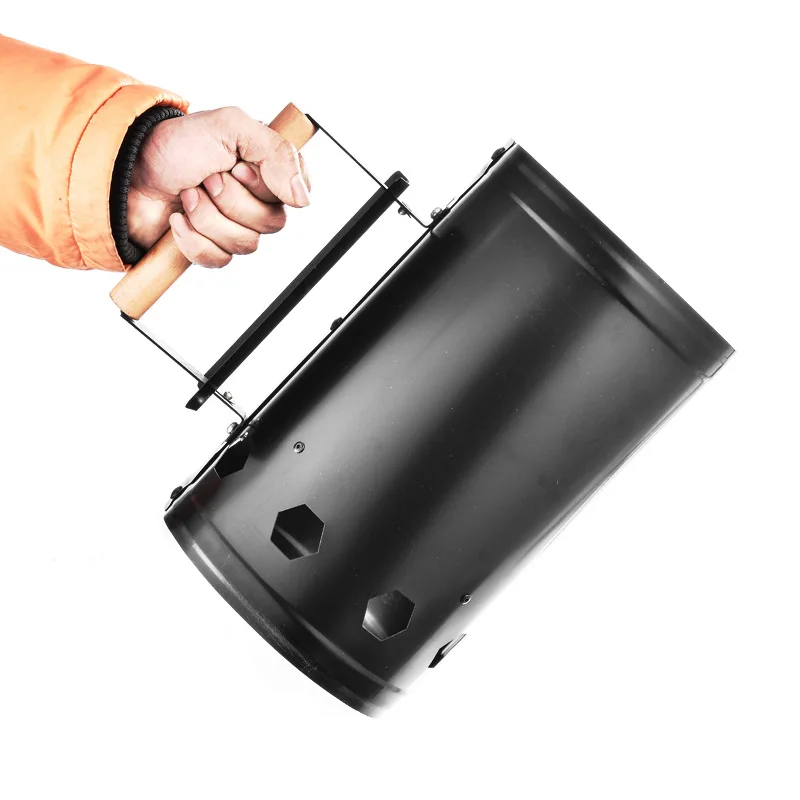 

Outdoor Ignition Charcoal Barrel Fast Fire Starter Bucket Stove Kitchen Barbecue Carbon Rack Tools Camping Cookware with Handle