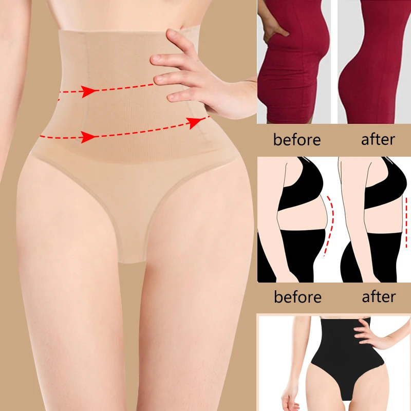 

Waist Trainer Butt Lifter Body Shaper Slimming Briefs Tummy Shaper Slim Womens Thong Steel Bone Fixation Body Shaper Panties
