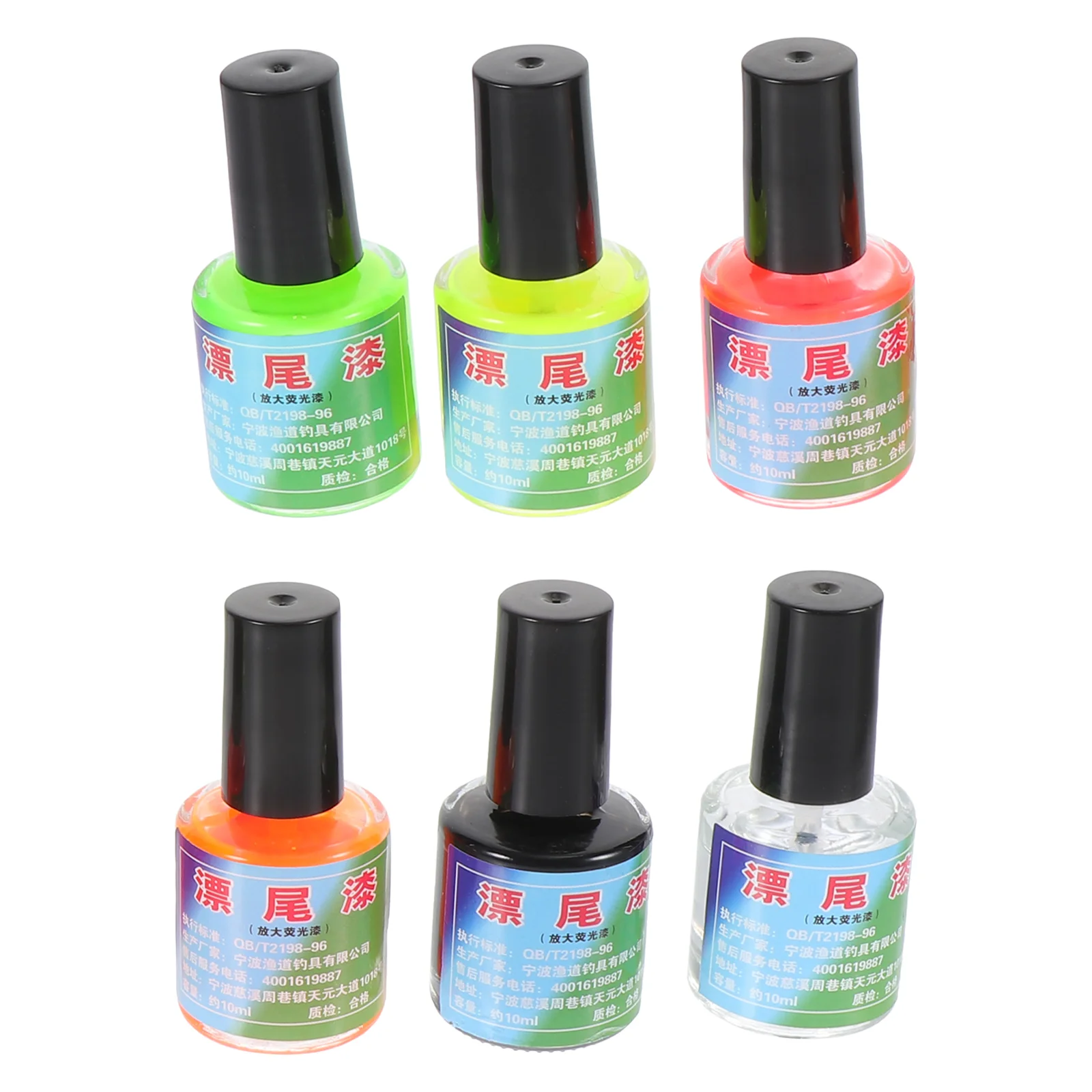 

6Pcs Water-proof Fish Drift Paint Multi Color Paints Fishing Lovers Gift Fishing Tool